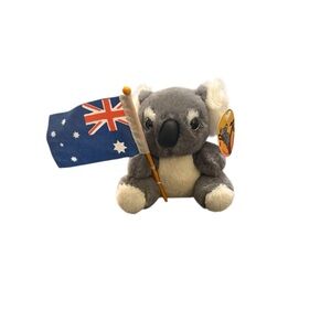 Koala Plush with Australian Flag